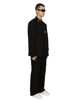 Cotton poplin shirt with DGVIB3 print -  | Dolce &amp; Gabbana