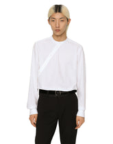 Cotton Mandarin-collar Martini-fit shirt -  | Dolce &amp; Gabbana
