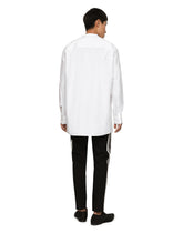 Oversize cotton shirt with Mandarin collar -  | Dolce &amp; Gabbana