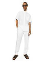 Linen Hawaiian shirt with DG hardware -  | Dolce &amp; Gabbana