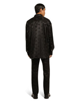Silk jacquard shirt with DG Monogram -  | Dolce &amp; Gabbana