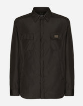 Nylon shirt with logo tag -  | Dolce & Gabbana