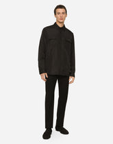 Nylon shirt with logo tag -  | Dolce & Gabbana