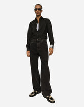 Stretch wool flannel shirt -  | Dolce & Gabbana