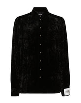 Crushed velvet shirt -  | Dolce &amp; Gabbana