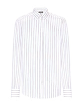 Striped poplin Martini-fit shirt -  | Dolce &amp; Gabbana
