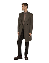 Silk Martini-fit shirt with tie print -  | Dolce &amp; Gabbana