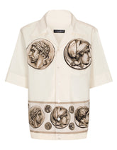 Coin print poplin Hawaiian shirt -  | Dolce & Gabbana