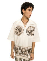 Coin print poplin Hawaiian shirt -  | Dolce & Gabbana