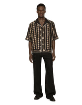 Coin print silk Hawaiian shirt -  | Dolce & Gabbana