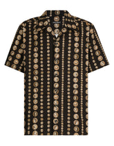 Coin print stretch drill Hawaiian shirt -  | Dolce &amp; Gabbana