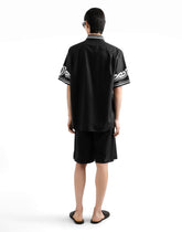 Poplin shirt with printed details -  | Dolce &amp; Gabbana