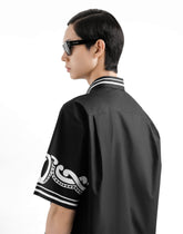 Poplin shirt with printed details -  | Dolce &amp; Gabbana