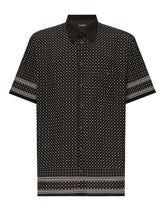 Tie-print silk Hawaiian shirt -  | Dolce &amp; Gabbana