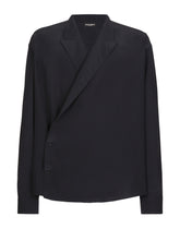 Oversize silk crepe de chine shirt -  | Dolce &amp; Gabbana