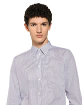Martini shirt in striped poplin -  | Dolce &amp; Gabbana