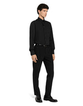 Cotton shirt with DG embroidery -  | Dolce &amp; Gabbana