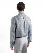 Silk shirt with tie print -  | Dolce &amp; Gabbana