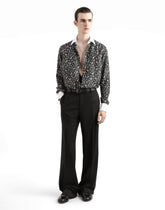 Silk shirt with tie print -  | Dolce &amp; Gabbana