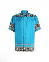 Silk shirt with bandanna print -  | Dolce &amp; Gabbana