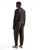 Three-button long-sleeved linen shirt -  | Dolce &amp; Gabbana