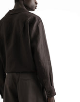 Three-button long-sleeved linen shirt -  | Dolce &amp; Gabbana