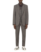 Wool glen plaid vest -  | Dolce &amp; Gabbana