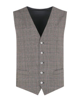 Wool glen plaid vest -  | Dolce &amp; Gabbana