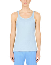 Fine-rib cotton jersey singlet -  | Dolce & Gabbana