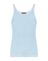 Fine-rib cotton jersey singlet -  | Dolce & Gabbana