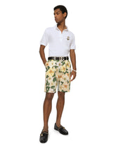 Cotton piqué polo-shirt with embroidery -  | Dolce &amp; Gabbana