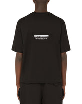 Cotton t-shirt with rubberized logo -  | Dolce & Gabbana