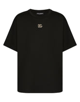 Technical jersey T-shirt with DG logo -  | Dolce & Gabbana