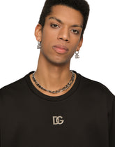 Technical jersey T-shirt with DG logo -  | Dolce & Gabbana