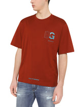 Cotton T-shirt with 3D DG logo -  | Dolce & Gabbana