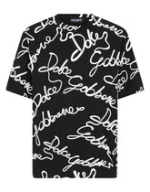 Jersey T-shirt with rubberized Dolce&Gabbana logo -  | Dolce & Gabbana
