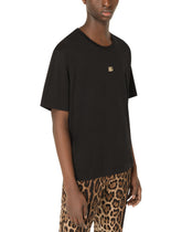 Cotton T-shirt with DG logo -  | Dolce & Gabbana