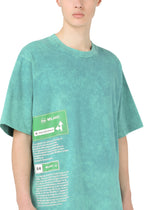 Washed cotton T-shirt with print -  | Dolce &amp; Gabbana