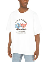 Printed cotton T-shirt with patch embellishment -  | Dolce & Gabbana