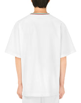 Technical jersey T-shirt with DG print and patch -  | Dolce & Gabbana