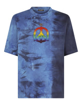 Stretch technical jersey T-shirt with embellishment -  | Dolce & Gabbana