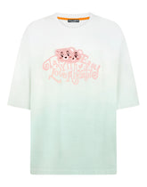 Cotton piqué T-shirt with patch -  | Dolce & Gabbana