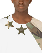 Camouflage patchwork T-shirt with DG logo -  | Dolce & Gabbana