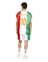 Satin T-shirt with DG logo and patch -  | Dolce & Gabbana