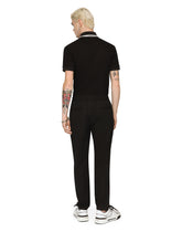 Cotton piqué polo-shirt with DG embroidery -  | Dolce & Gabbana