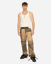 Fine-rib washed cotton singlet -  | Dolce &amp; Gabbana