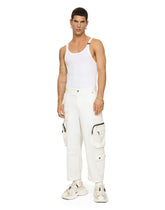Fine-rib cotton singlet with DG hardware -  | Dolce & Gabbana
