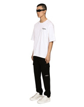 Printed cotton jersey T-shirt with DGVIB3 patch -  | Dolce & Gabbana