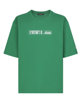 Cotton jersey T-shirt with DGVIB3 print and logo -  | Dolce & Gabbana