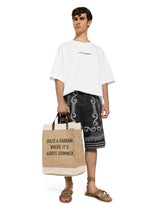 Short-sleeved Marina-print T-shirt -  | Dolce & Gabbana